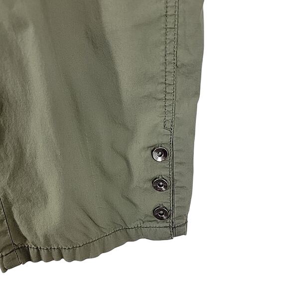 Chico’s Women’s Capris Size 00 (≈ US 2) Green Elastic Waist Cropped Pants - Picture 4 of 7